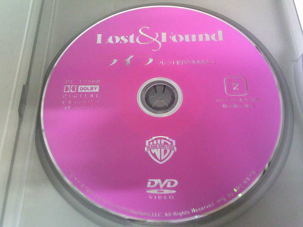PD348★DVD LOST&FOUND ライラ フレンチKISSをあなたと ジェフ・ポーラック DL-17560 ディスクのみ 動作確認済み 研磨・クリーニング済み拍卖