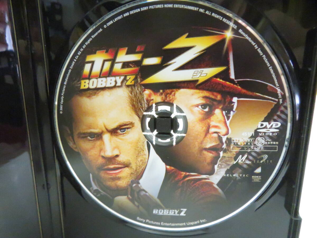 PD346★DVD BOBBY Z ボビーZ ポール・ウォーカー ローレンス・フィッシュバーン 45101 ディスクのみ 動作確認済み 研磨・クリーニング済み拍卖