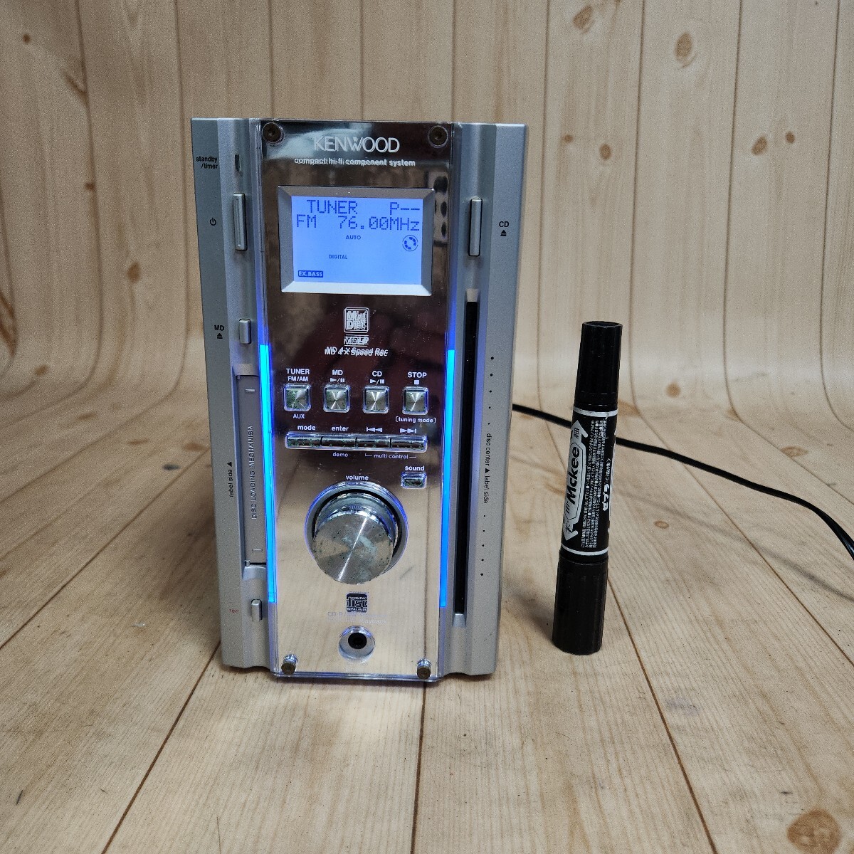 KENWOOD ケンウッド コンパクトディスクステレオシステム RD-ES3MD 本体のみ 通電確認OK!拍卖