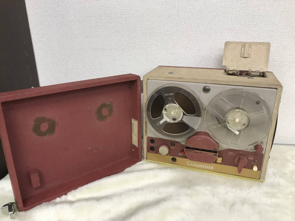 2098 COLUMBIA コロンビア (MODEL5100) テープレコーダー 録音再生機 ジャンク品 昭和 レトロ 他拍卖