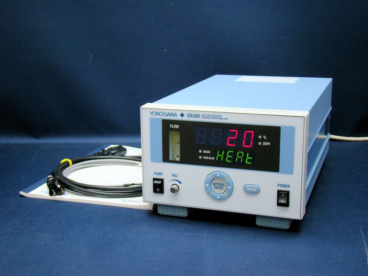 YOKOGAWA OX400 低濃度ジルコニア式酸素濃度計 OXYGEN ANALYZER 横河 中古拍卖