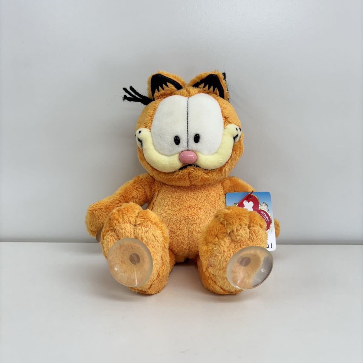 ガーフィールド ぬいぐるみ Ty ビーニー Garfield 吸盤 ひっつき 猫 レトロ拍卖