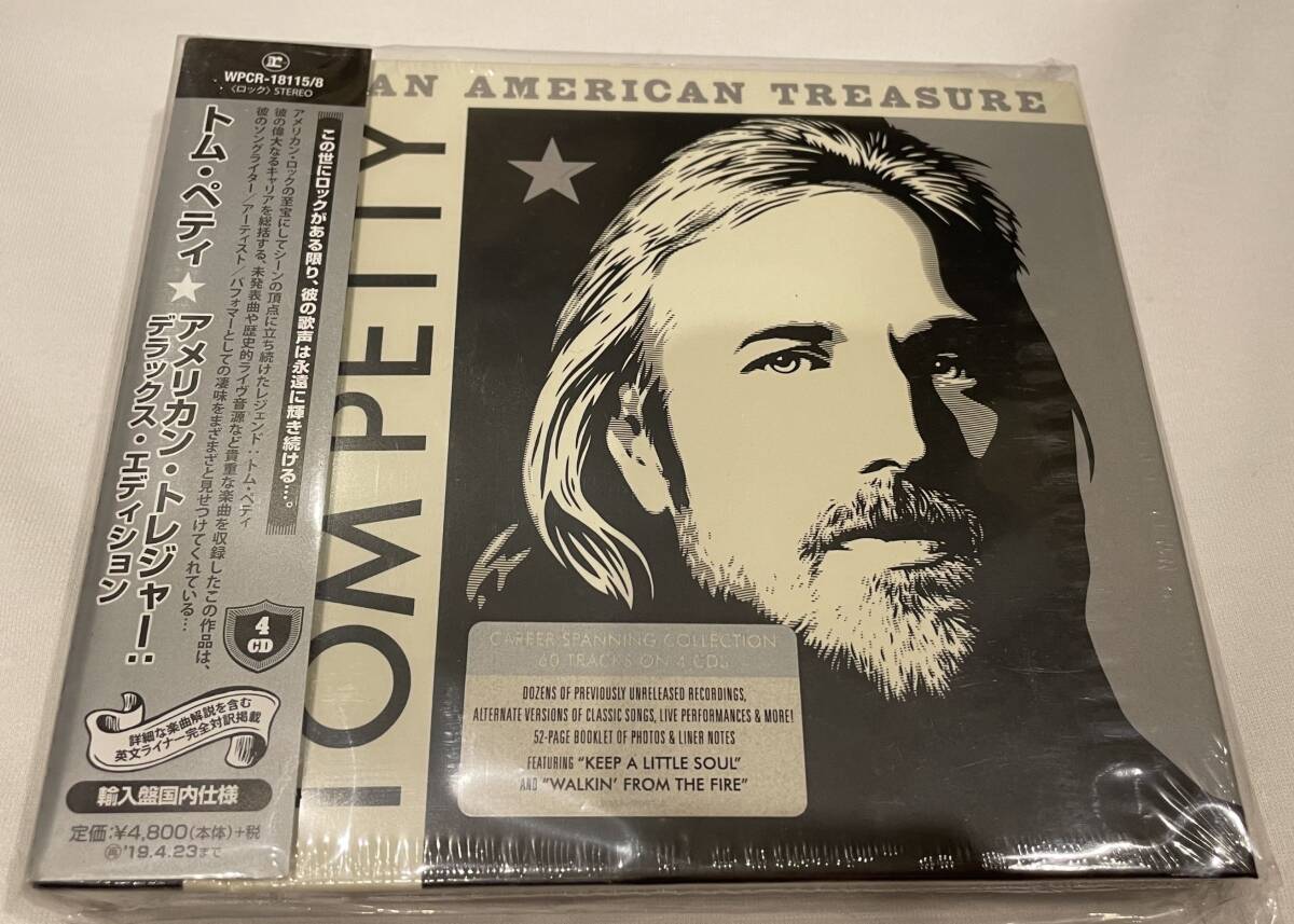 未開封トム・ペティ/アメリカン・トレジャー/4枚組CDデラックス・エディション/国内流通仕様(WPCR18115~8)拍卖