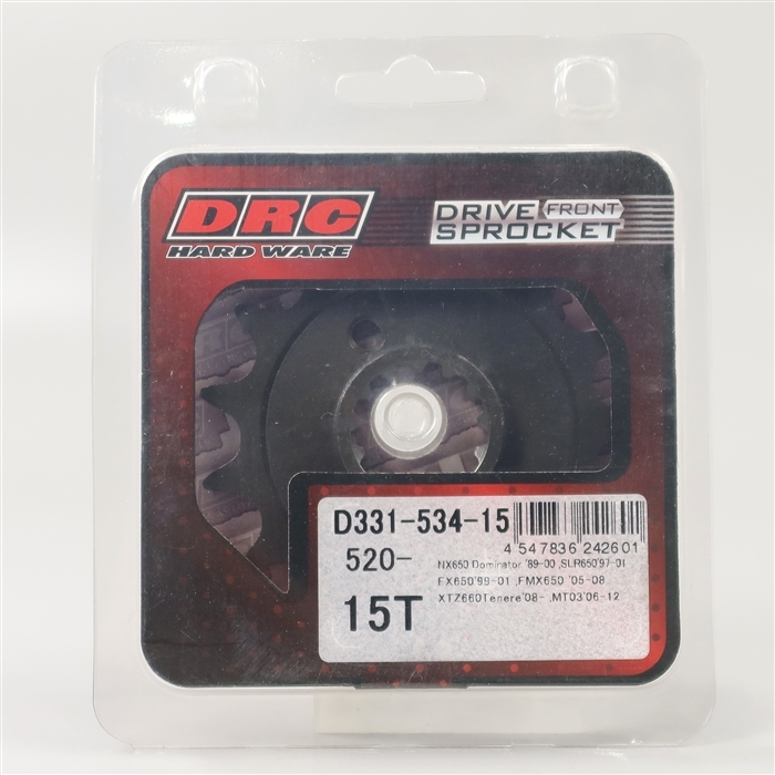 ◇展示品 XTZ660TENERE/テネレ 08-15 DRC DURA フロントスプロケット 520サイズ 15丁(D331-534-15)拍卖