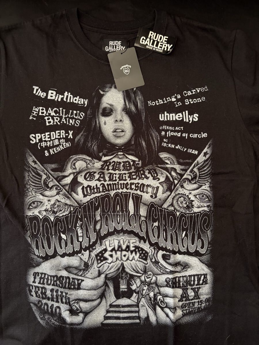 ロッキンジェリービーン ルードギャラリー Tシャツ M タグ付き 中村達也 ブランキージェットシティ 希少拍卖