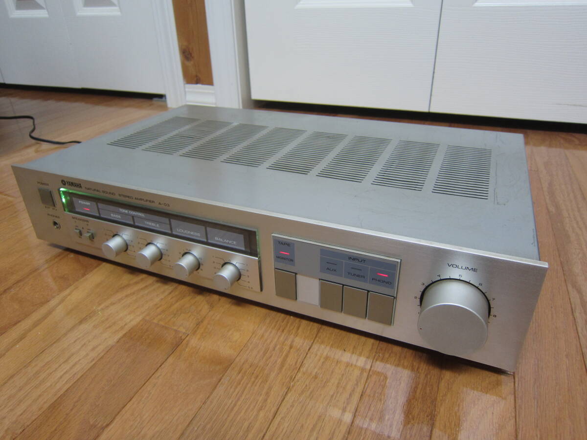 ヤマハ YAMAHA   ステレオ  プリメインアンプ  NSシリーズ A-03  左の音が出ませんでした。  拍卖