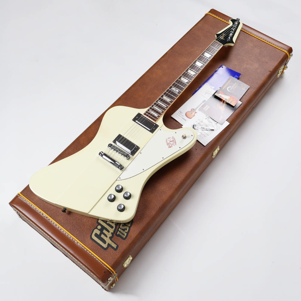 中古 Gibson ギブソン Firebird V 120th Anniversary White 2014年製 ファイヤーバード エレキギター拍卖