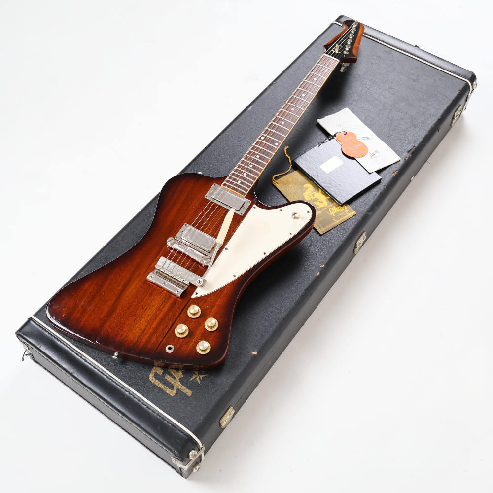 中古 エレキギター Gibson Custom Shop Firebird III Vintage Sunburst 2015年製 バイブローラユニット搭載 ギブソン カスタムショップ拍卖