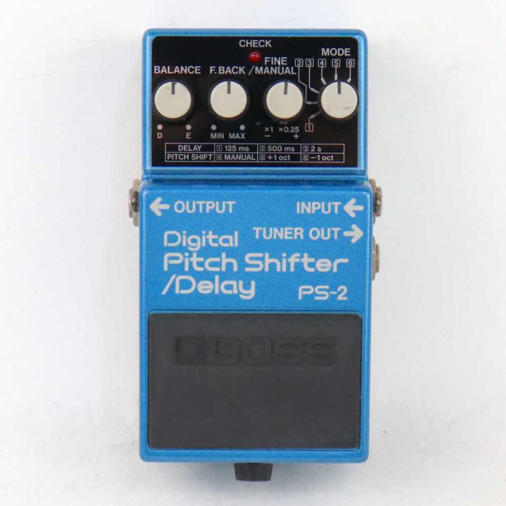 中古 デジタル ピッチシフター ディレイ エフェクター BOSS PS-2 Digital Pitch Shifter Delay ギターエフェクター拍卖