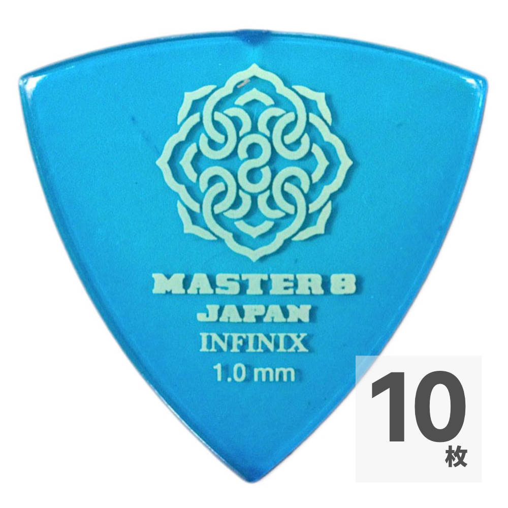 MASTER 8 JAPAN IF-TR100 INFINIX TRIANGLE 1.0mm ギターピック×10枚拍卖