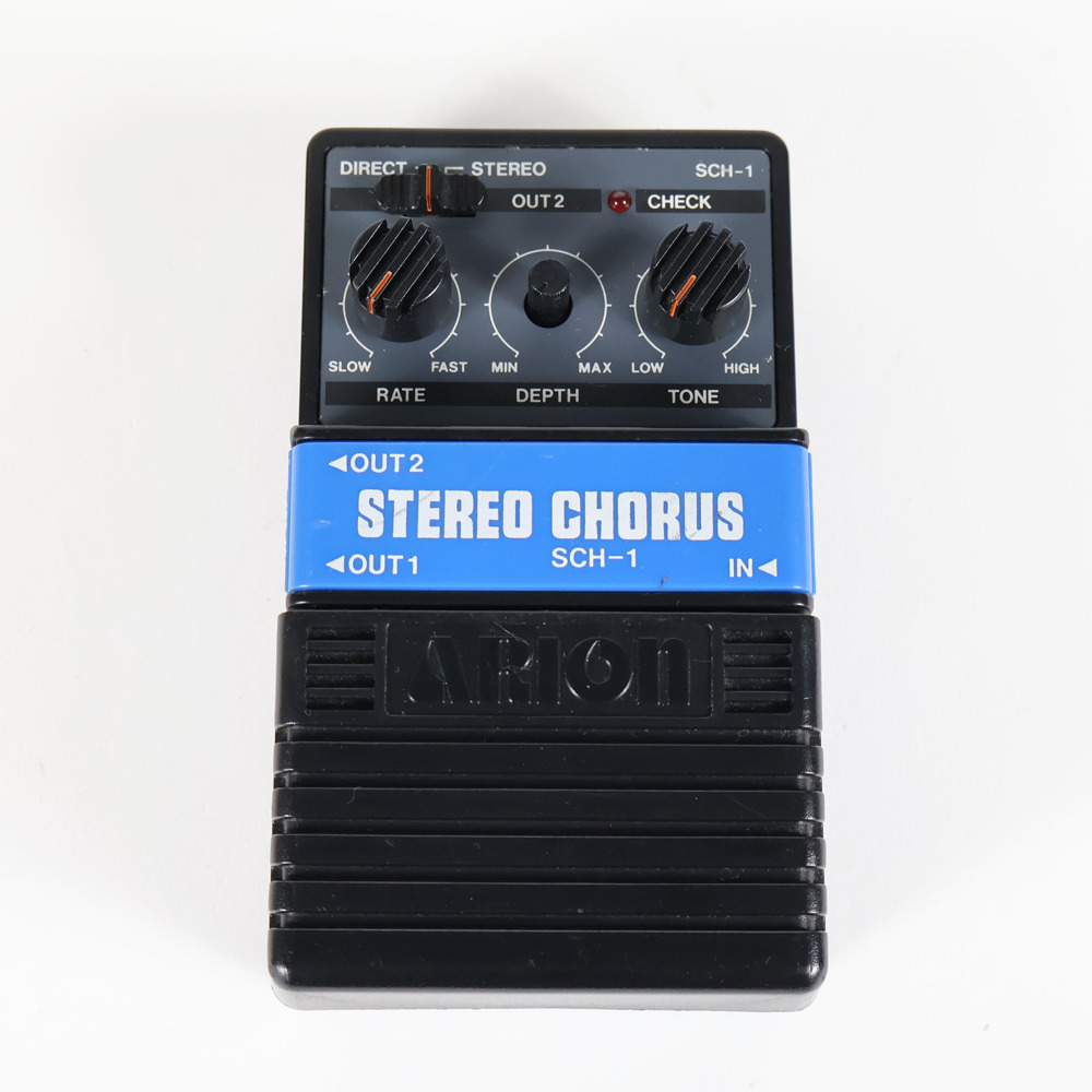 中古 コーラス エフェクター ARION SCH-1 STEREO CHORUS ギターエフェクター拍卖