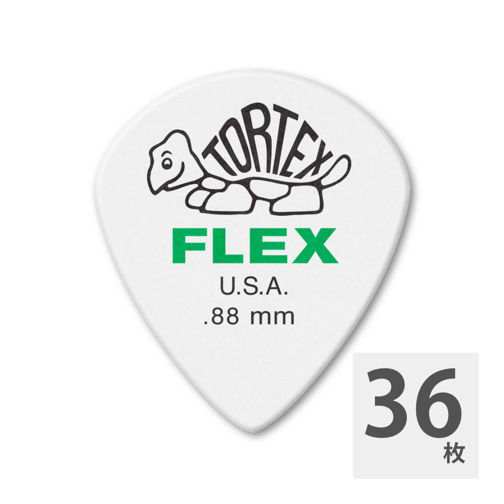 JIM DUNLOP FLEXJazz3XL Tortex Flex Jazz III XL 466 0.88mm ギターピック×36枚拍卖