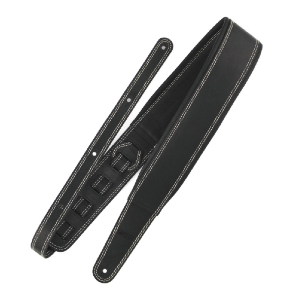 Richter Straps リヒターストラップ #1007 Springbreak I Black / White sew ギターストラップ拍卖