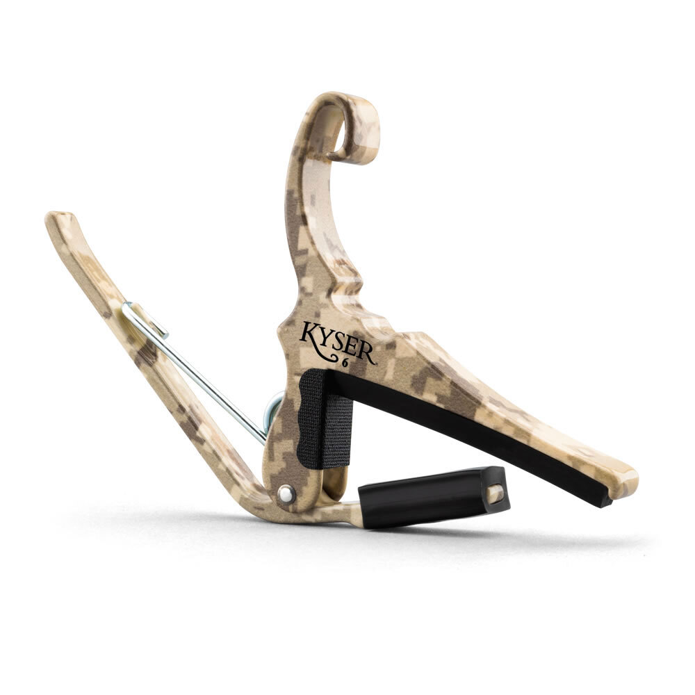 Kyser カイザー KG6G4V2A Desert Camo Quick-Change Acoustic Guitar Capo カポタスト アコギ用拍卖