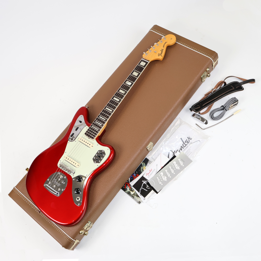 中古 Fender フェンダー USA 50th Anniversary Jaguar Candy Apple Red 2012年製 ジャガー エレキギター拍卖