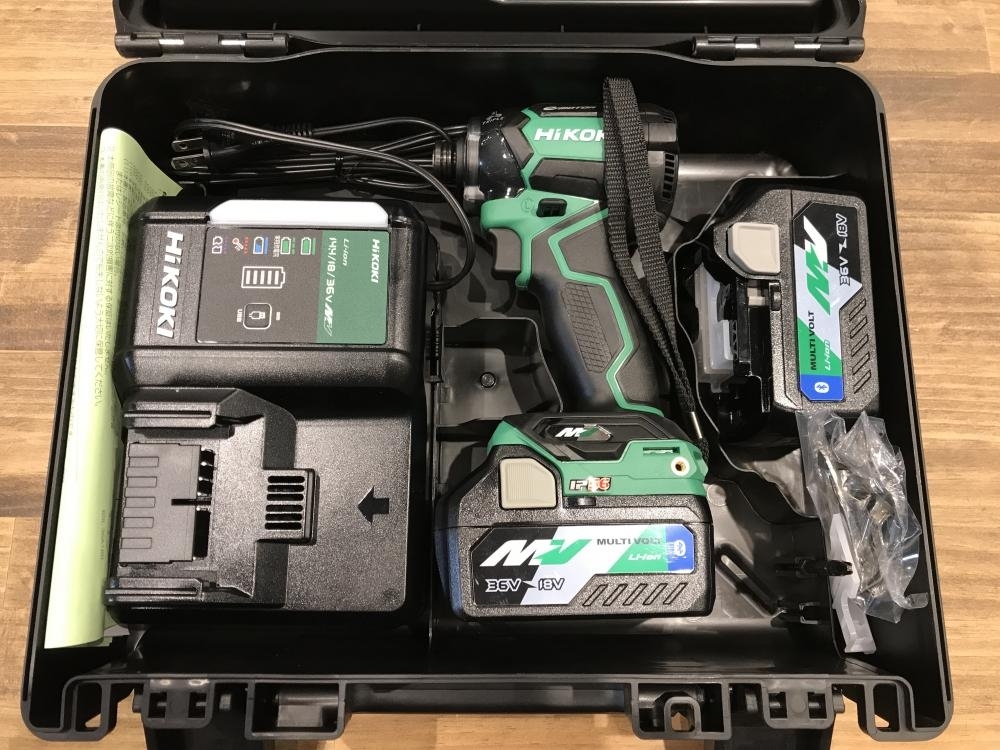 008●未使用品・即決価格●HiKOKI インパクトドライバ WH36DC(2XPS)拍卖