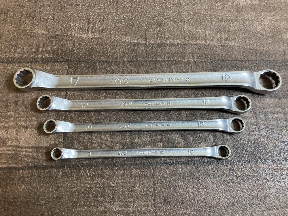 020♪おすすめ品・即決価格♪KTC オフセットメガネレンチ M5~ 4本セット 現状品拍卖