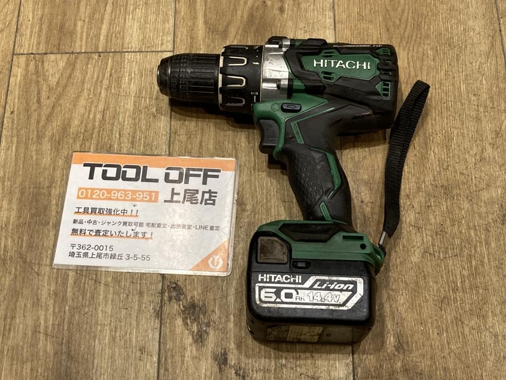 018★おすすめ品★日立工機 コードレスドライバドリル DS14DBL2 本体+バッテリー拍卖