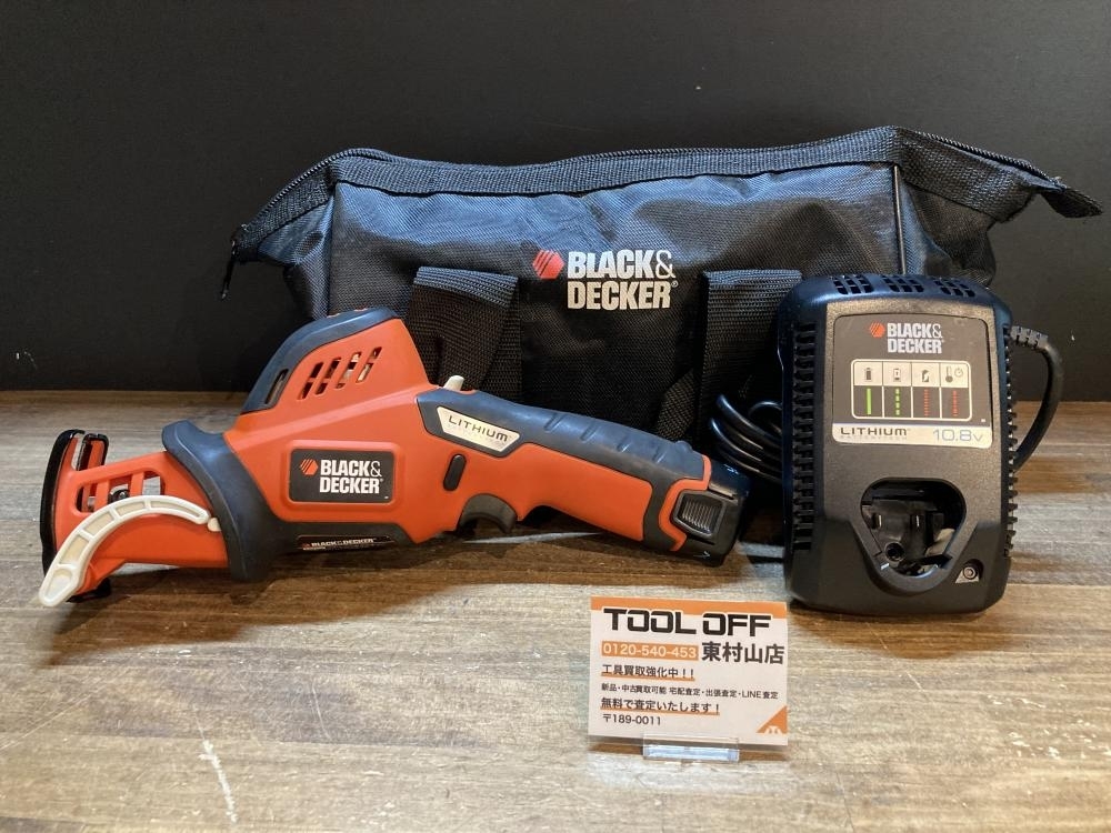 004★おすすめ品★BLACK&DECKER 10.8V充電式ブルーニングマルチソー 電気のこぎり LXP10 バッテリ×1 充電器拍卖