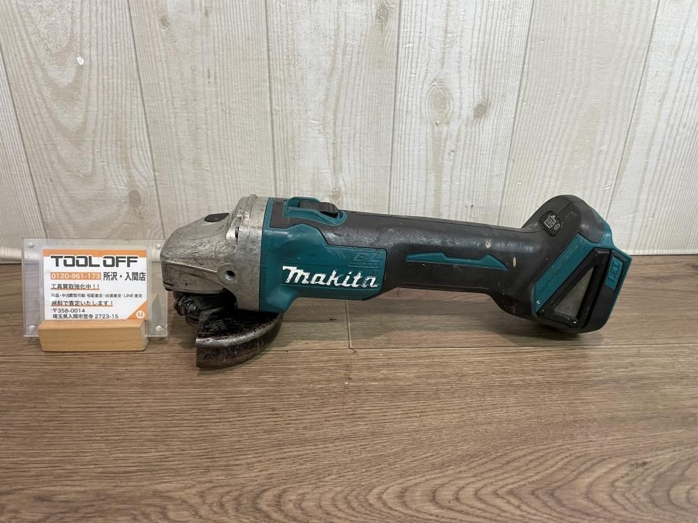009▼ジャンク品▼マキタ makita 100mm充電式ディスクグラインダ GA403D 14.4V 異音有り ダストカバー欠品 通電OK拍卖
