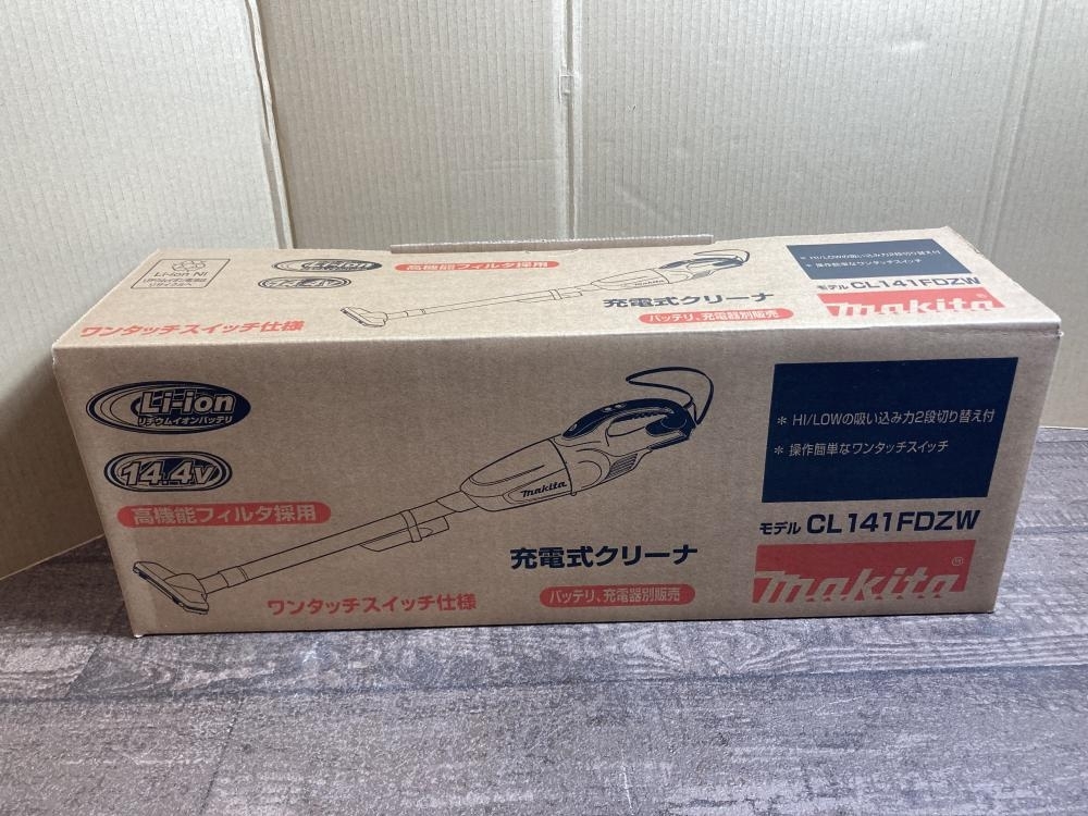 020♪未使用品・即決価格♪マキタ 14.4V 充電式クリーナ 掃除機 CL141DZ 本体のみ 開封・保管品拍卖