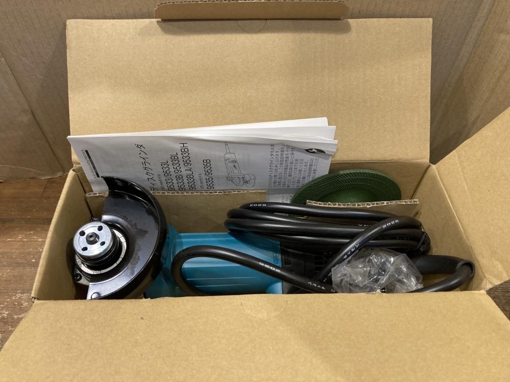 020♪未使用品・即決価格♪マキタ 100㎜ディスクグラインダ 9533BL ※使用不明の為中古扱い拍卖