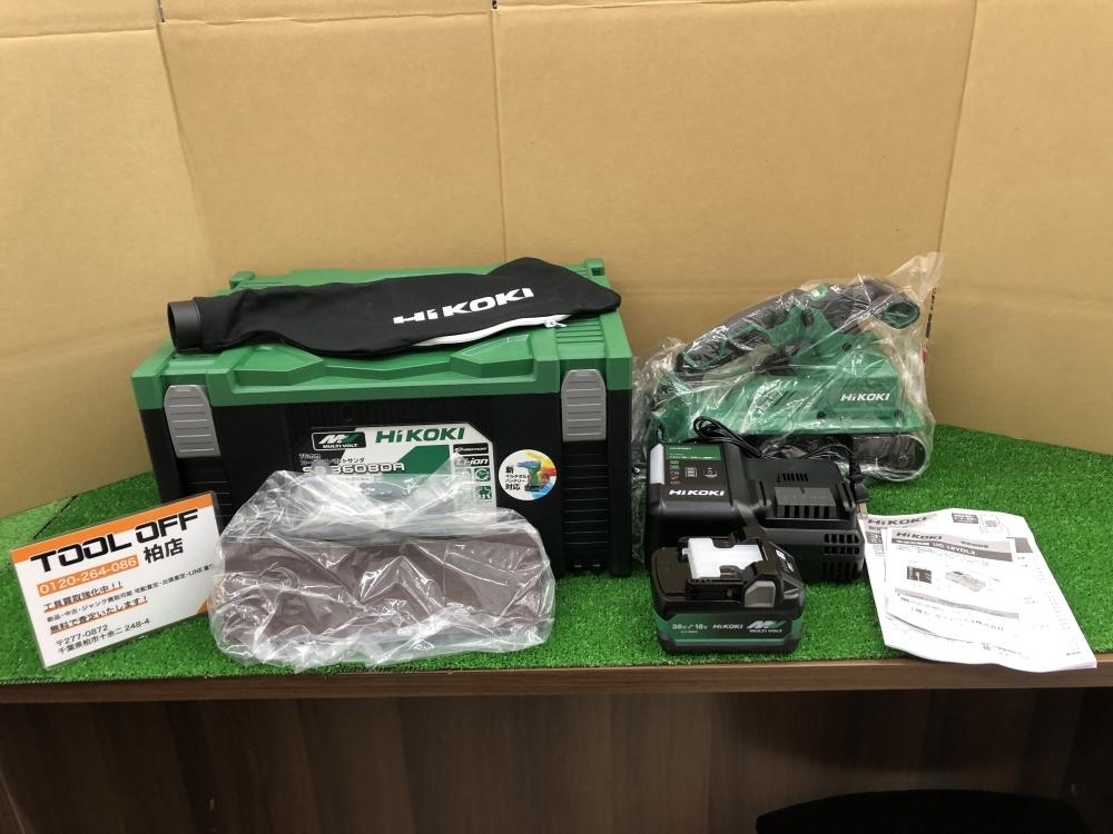 010■未使用品・即決価格■ハイコーキ HIKOKI 36V コードレスベルトサンダ SB3608DA XPZ拍卖