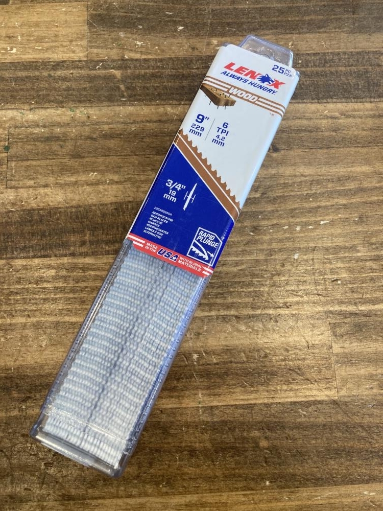 008●未開封品・即決価格●LENOX レシプロソー刃(木材用) 20558B956R 25枚 ③拍卖