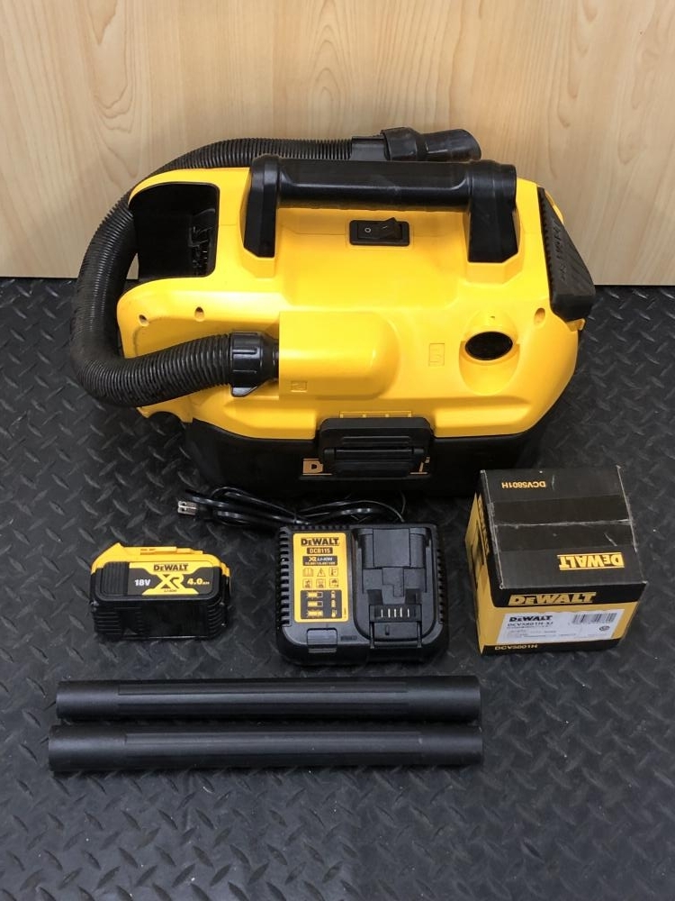 017◇おすすめ品◇デウォルト DEWALT 乾湿両用コードレス集じん機 DCV580 DCB115 DCB182 段ボール梱包済拍卖