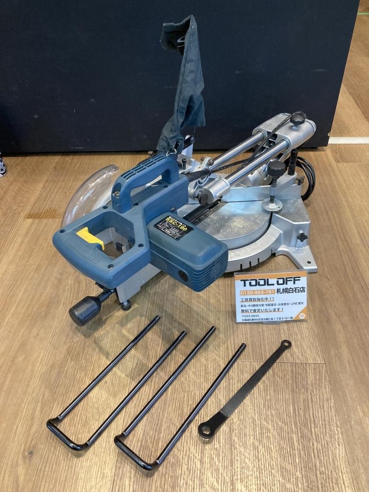 025♪ジャンク品♪新興製作所 卓上スライド丸ノコ SSC-190 通電可 動作音が異常なためジャンク 現状品 部品取り拍卖