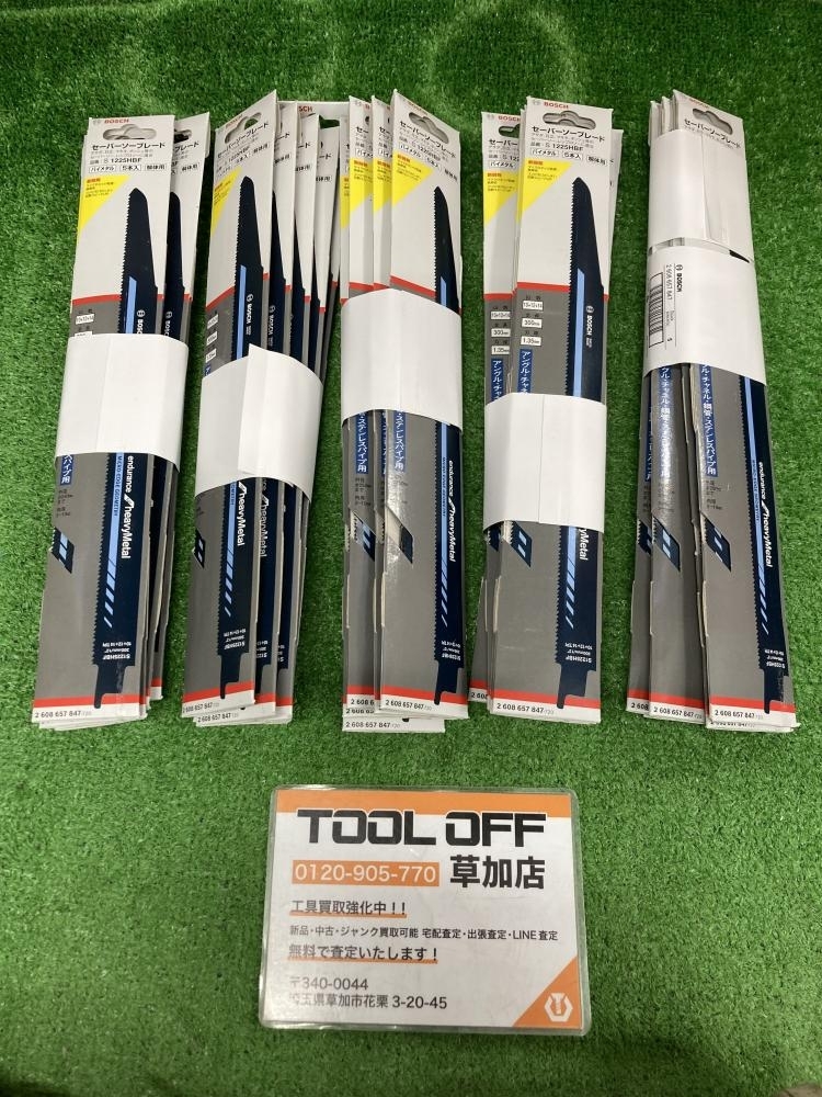 006□未使用品・即決価格□ボッシュ セーバーソーブレード S1225HBF 5枚入×25セット拍卖