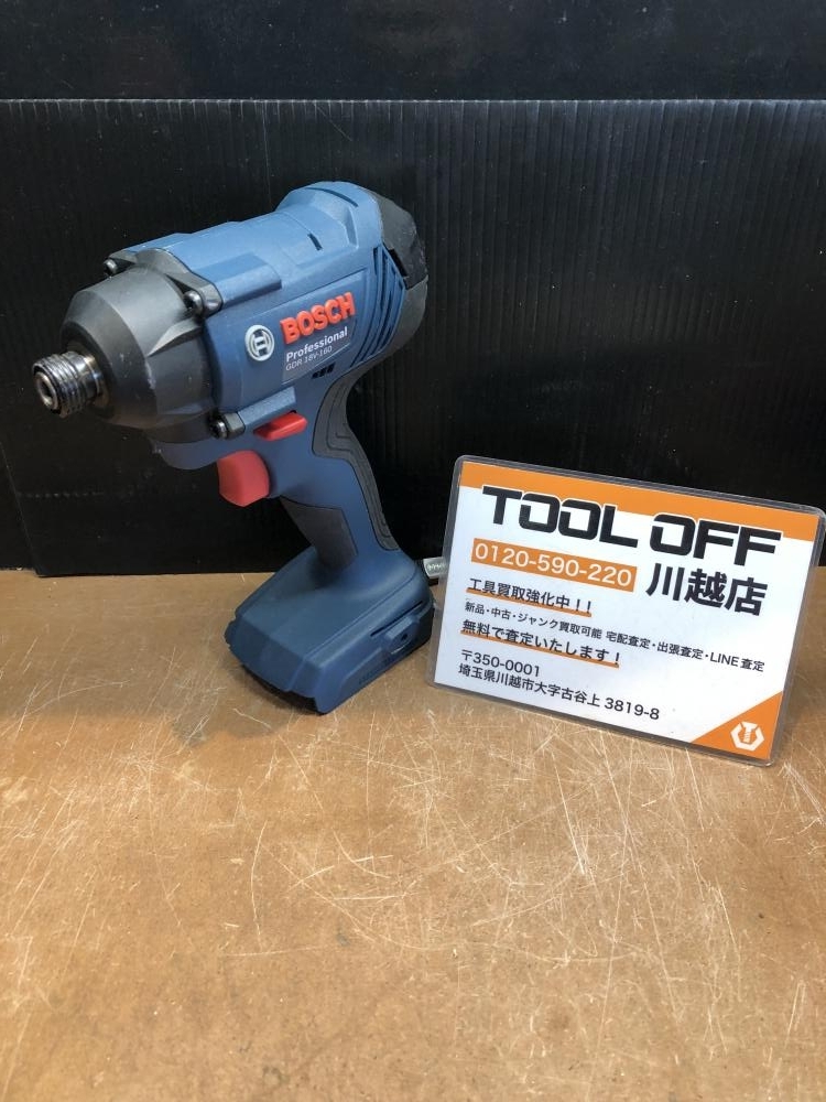 001♪おすすめ品♪ボッシュ BOSCH 18Vコードレスインパクトドライバー GDR18V-160 本体のみ拍卖