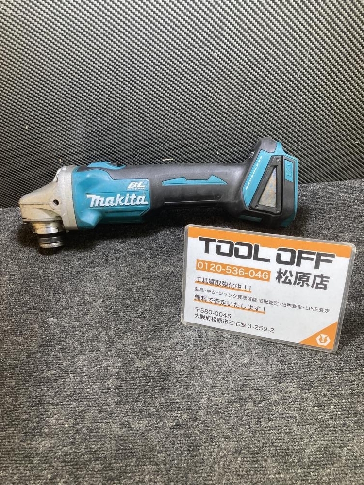 013♪おすすめ品♪makita マキタ 100㎜充電式ディスクグラインダ 本体のみ GA403D 14.4V 安全カバー欠品拍卖