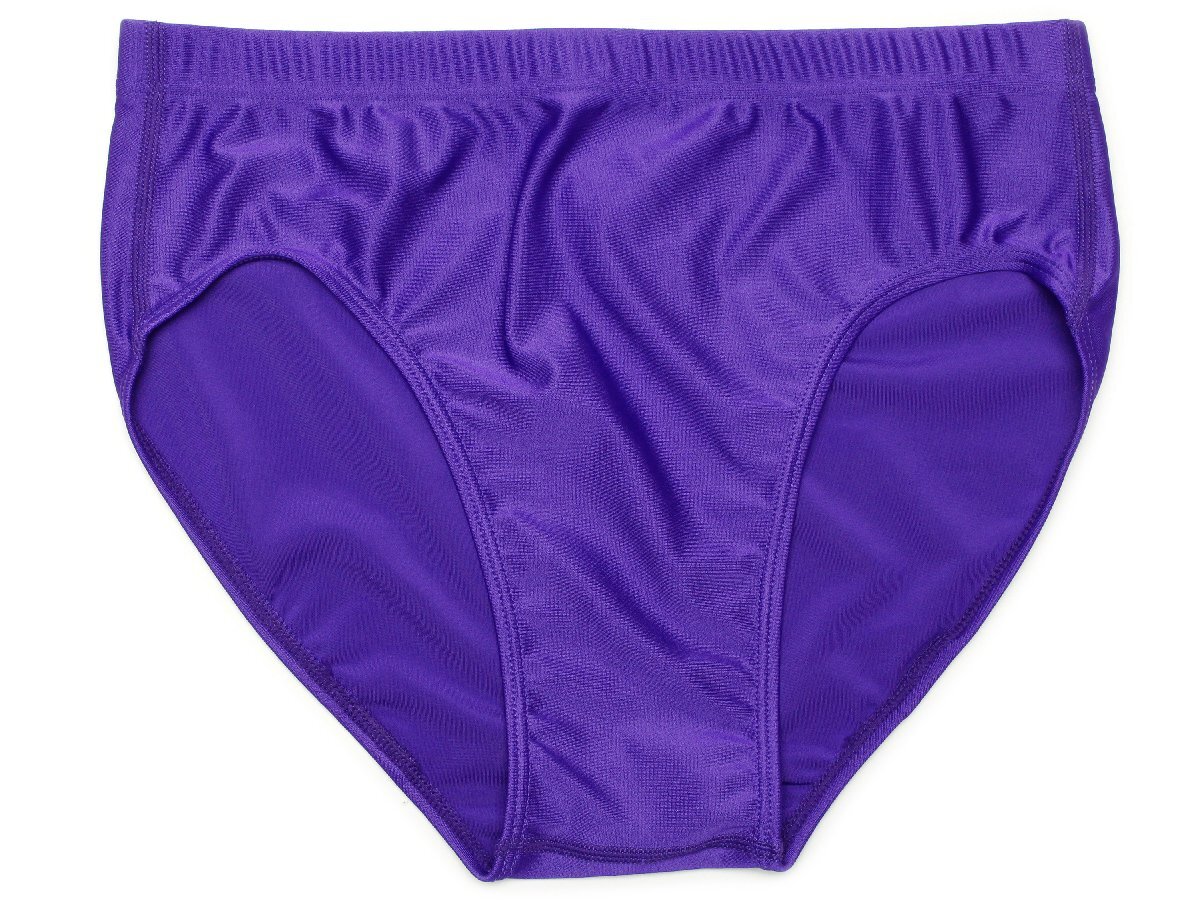 (Mサイズ)やわらか2WAY★レーシングブルマ(フラットシーマ縫製) 陸上用 パープル拍卖