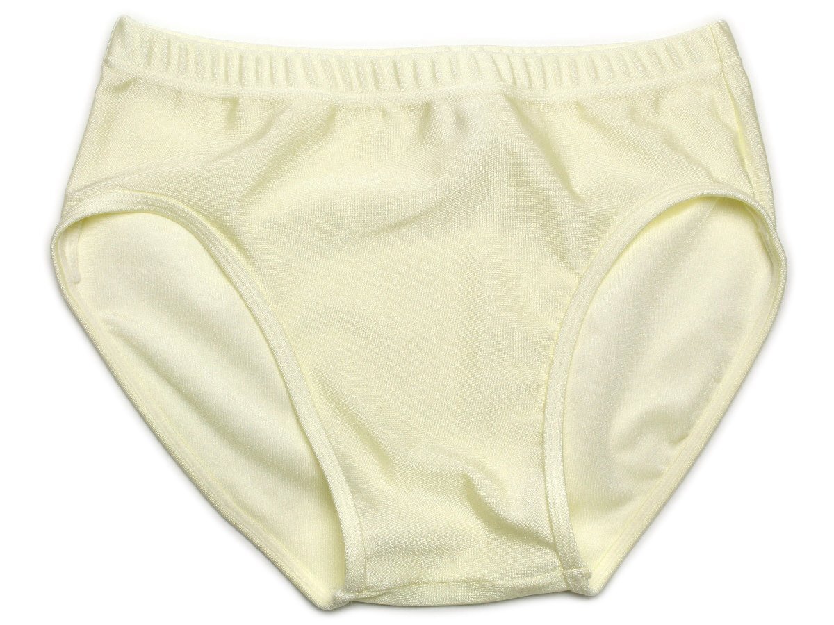 (Lサイズ)光沢ストレッチ2WAY★レーシングブルマ 陸上用 ショーツ レモンイエロー拍卖
