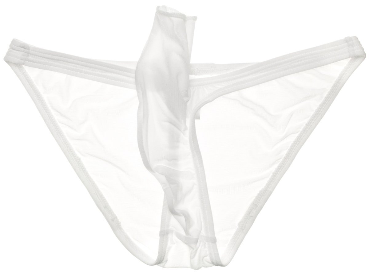 (Lサイズ)MBS(マイクロベアテン)生地★ローライズ 先開きとんがり ブリーフ ホワイト拍卖