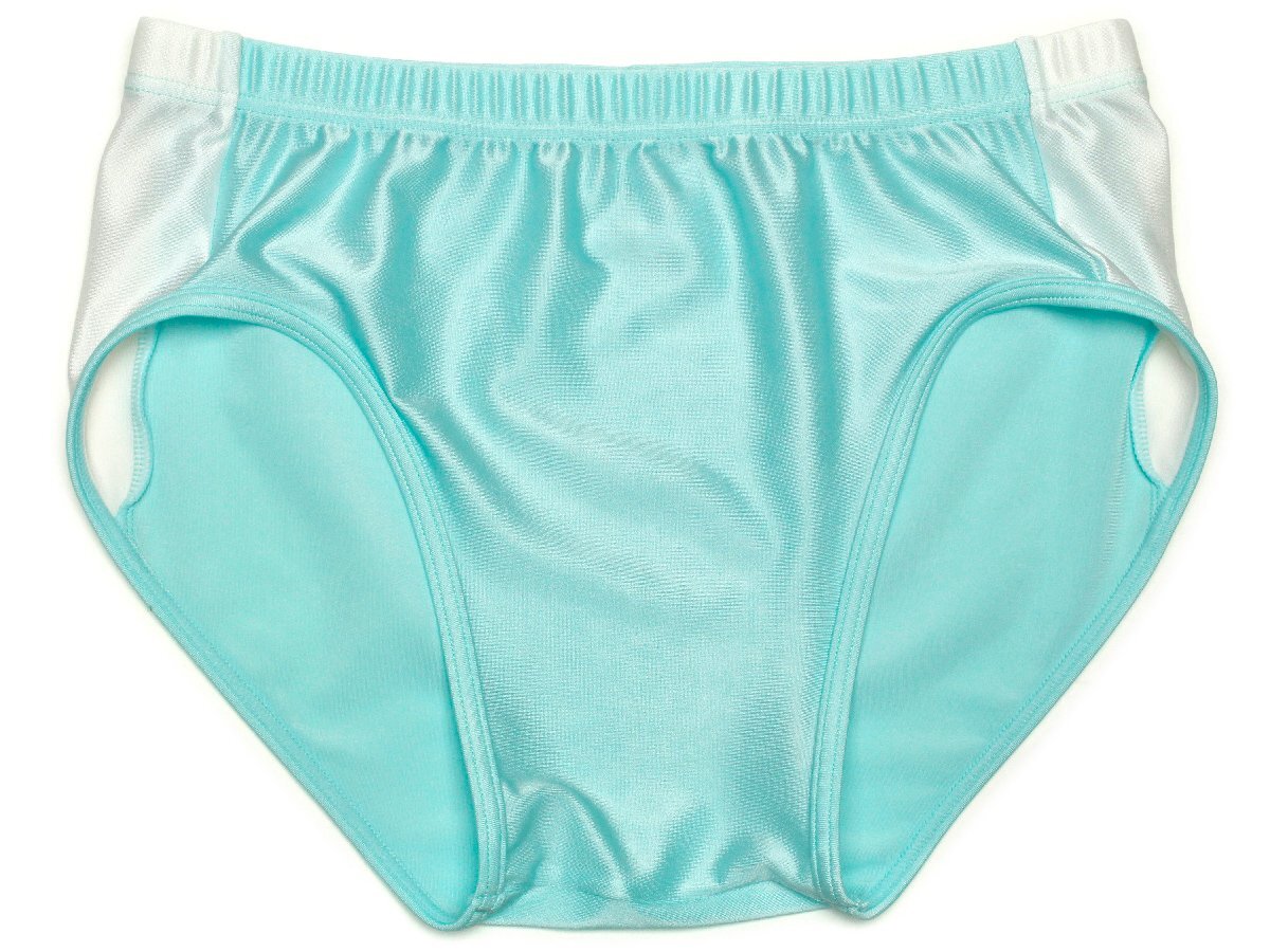 (Mサイズ)やわらか2WAY★レーシングブルマ(ライン入り) 陸上用 エメラルグリーン BL31拍卖