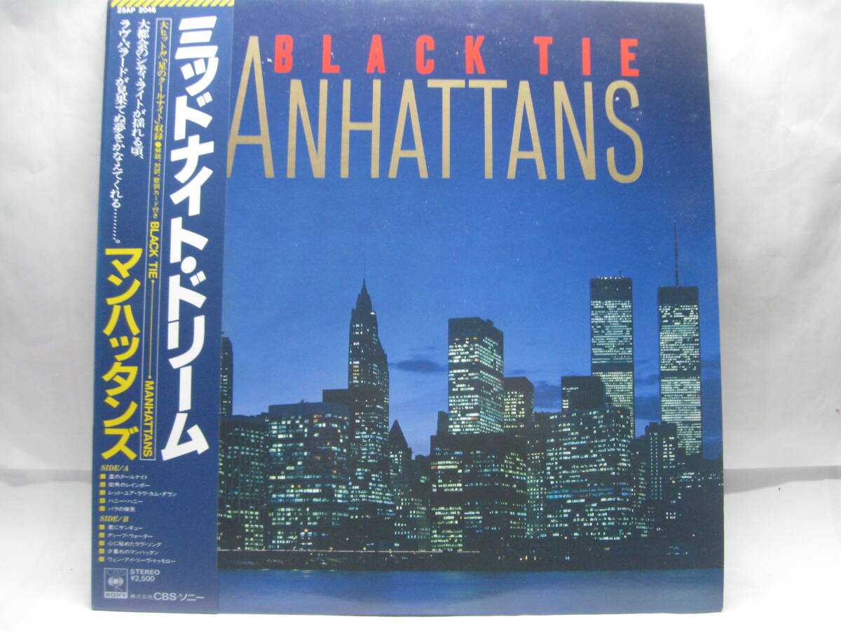 【LP】 マンハッタンズ/ミッドナイト・ドリーム 1981.帯付拍卖
