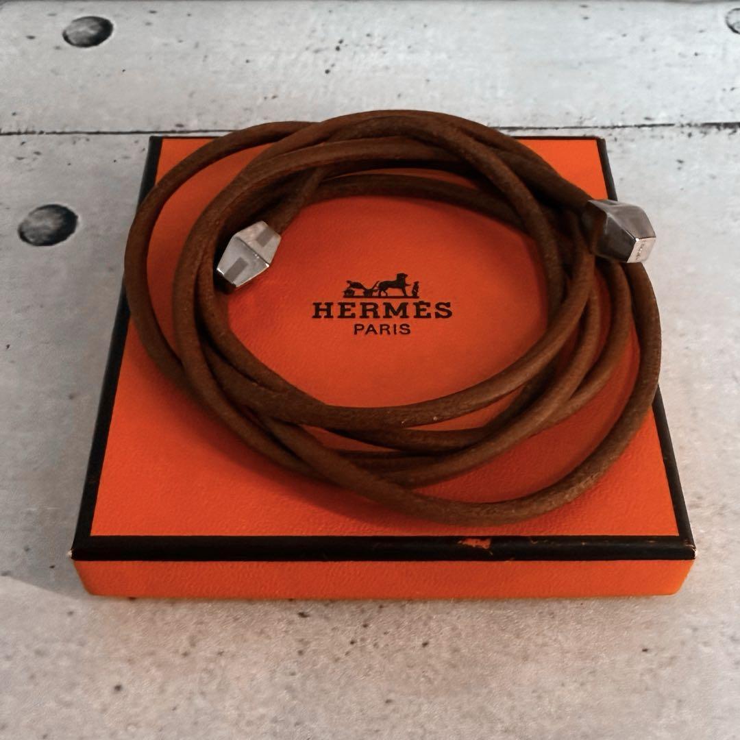 HERMES エルメス ラニエール チョーカー シルバー金具拍卖