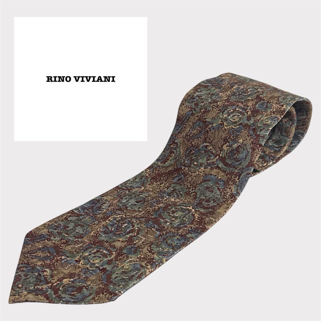 RINO VIVIANI 花柄シルクネクタイ拍卖