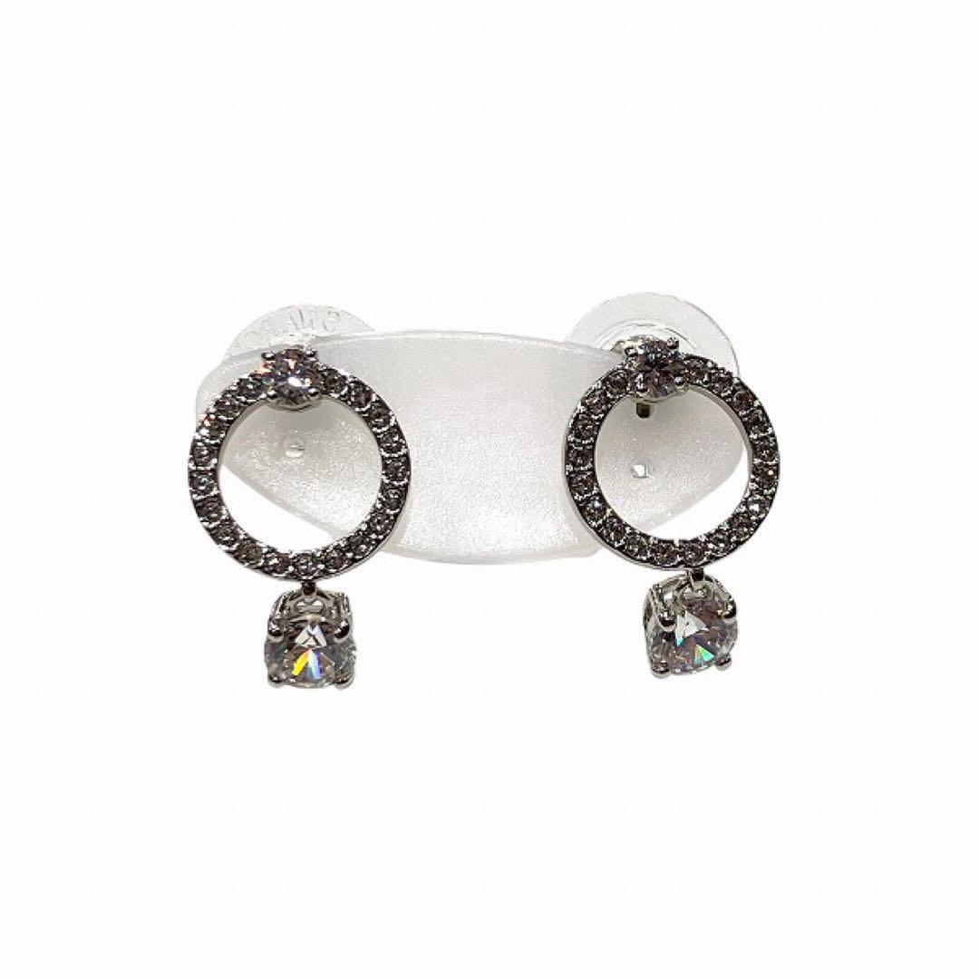 Swarovskiスワロフスキー フープピアスラウンドシェイプ パフェクリスタル拍卖