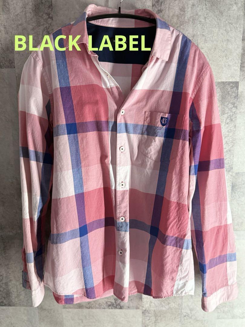 BLACK LABEL チェック柄 長袖シャツ拍卖