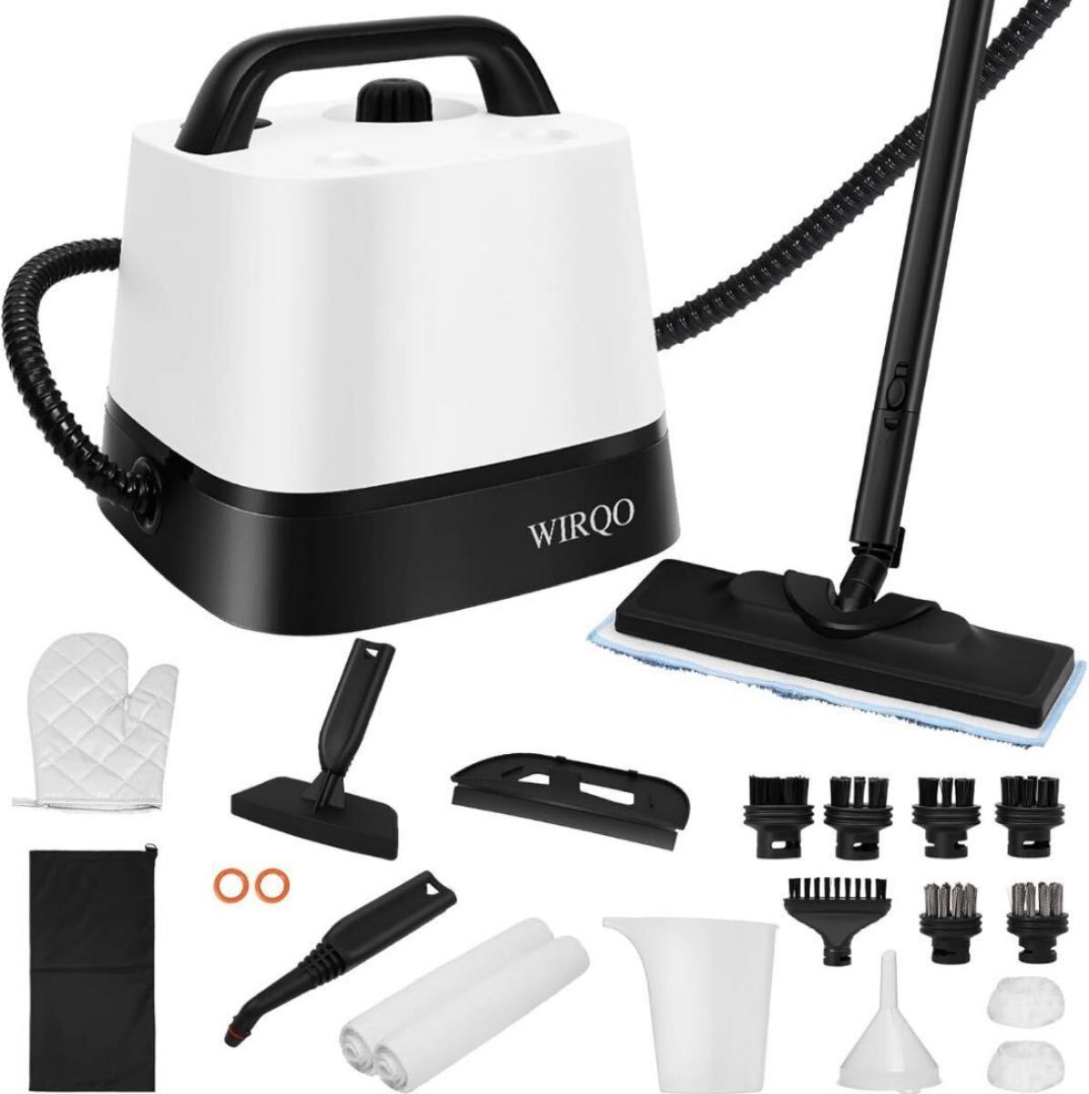 スチームクリーナー 24個アタッチメント付 多目的スチームモップ 150°高温拍卖