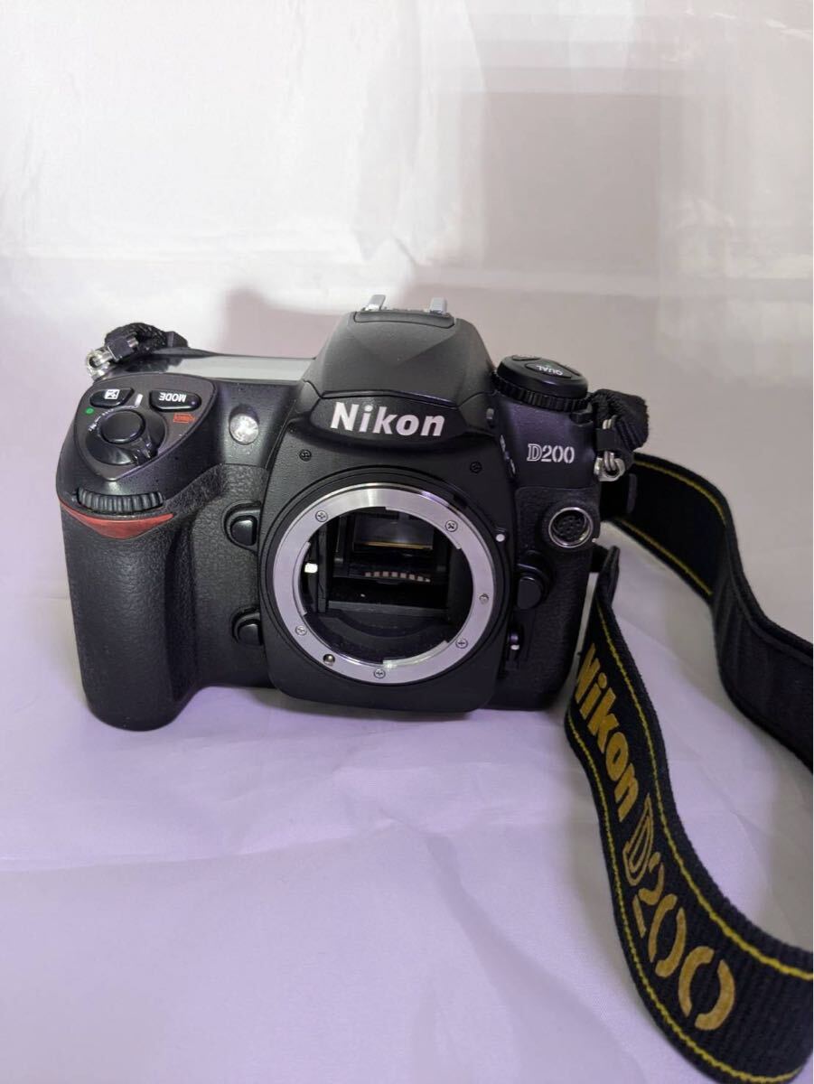 良品★Nikon ニコン D200 ボディ デジタル一眼レフ ブラック 動作確認済★ #10261 拍卖
