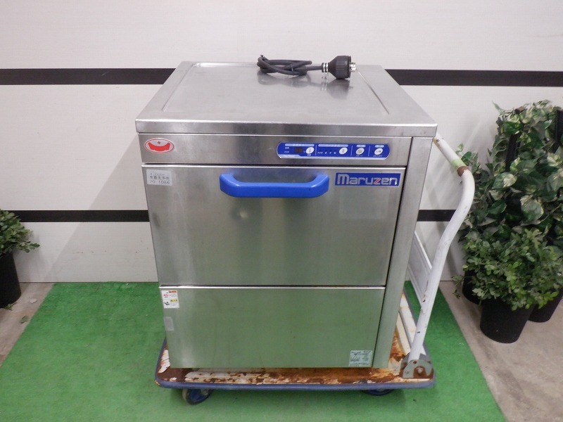 TKR-TP9/マルゼン/食器洗浄機/MDKLTB7E/エコタイプ/2016年製/三相200V/幅650×奥行600×高さ800/業務用拍卖