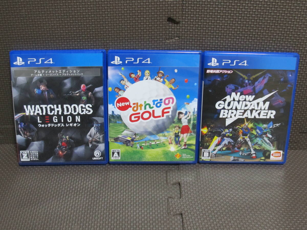 まとめ ウオッチドッグス レギオン アルティメットエディション&Newみんなのゴルフ&NewGundamBreaker(開封のみ未使用品)拍卖