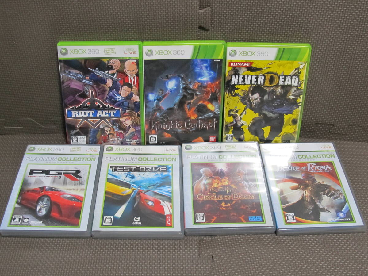 まとめ ライオットアクト&ナイツコントラクト&ネバーデッド&テストドライブ&プリンスオブペルシャ他(開封のみ未使用品)拍卖