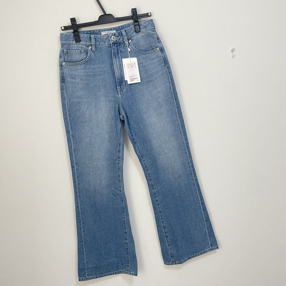 ビューティアンドユースユナイテッドアローズ デニムフレアパンツ -ウォッシャブル-拍卖