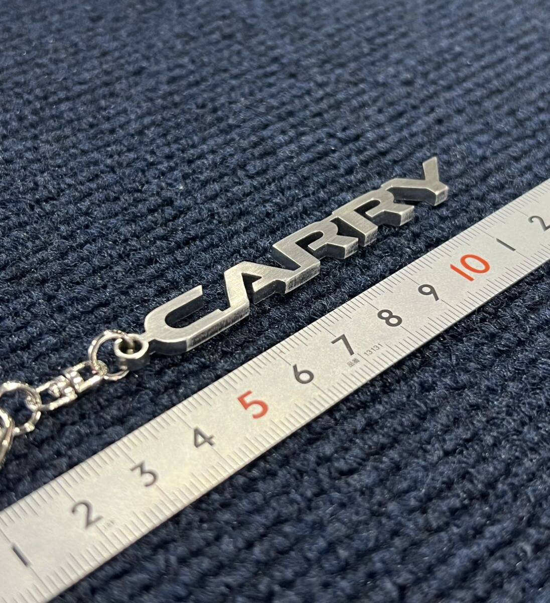 スズキ キャリイ CARRY キーホルダー エンブレム ロゴ トラック デコトラ 軽トラック ステンレス製 レトロ 拍卖