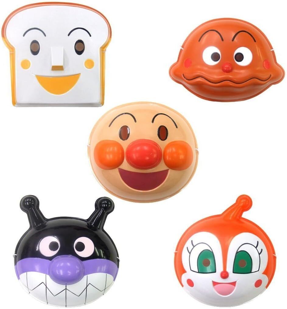 お面 お面 それいけ アンパンマン 5種セット拍卖